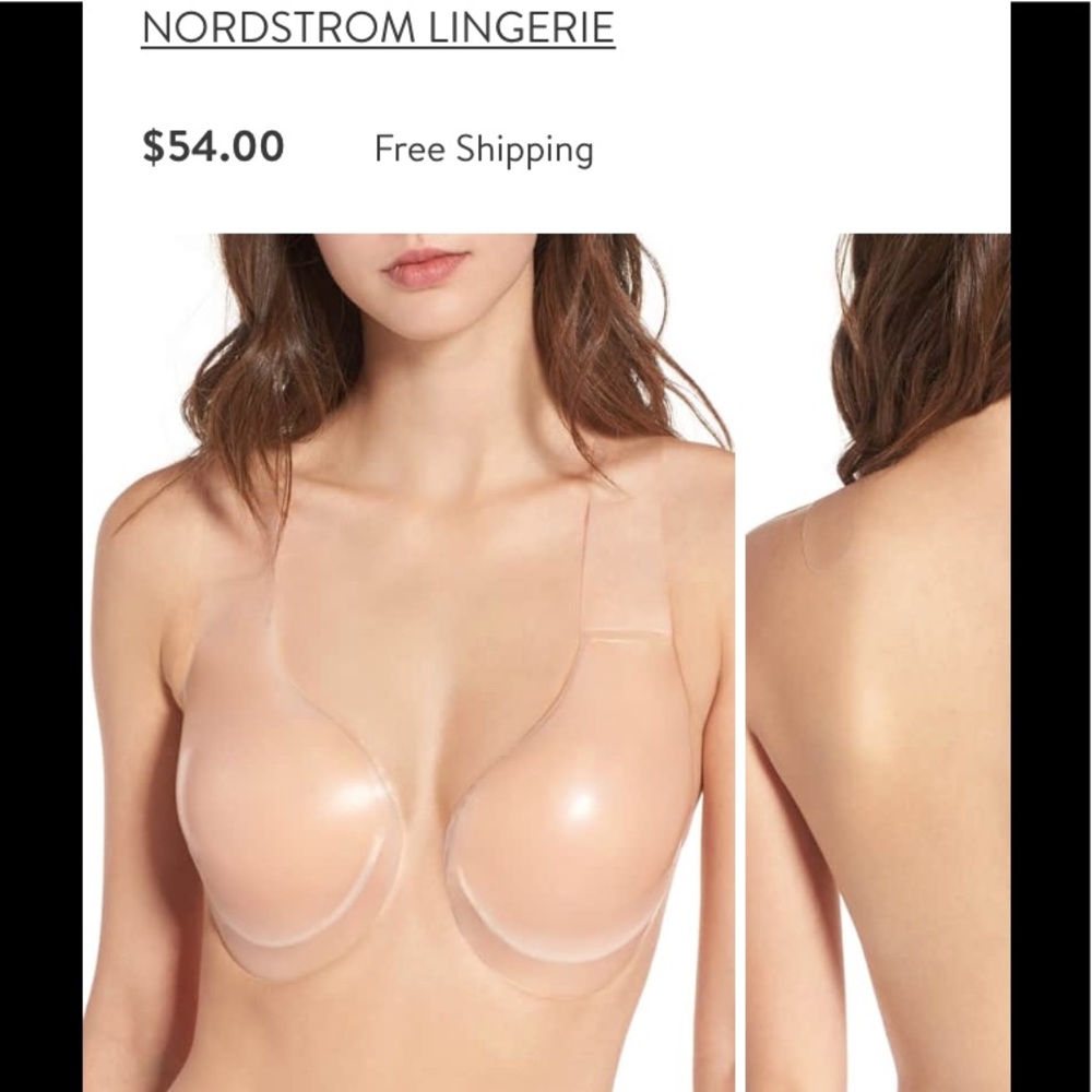 NWOT Nordstrom Voluptuous Silicone Lift Bra